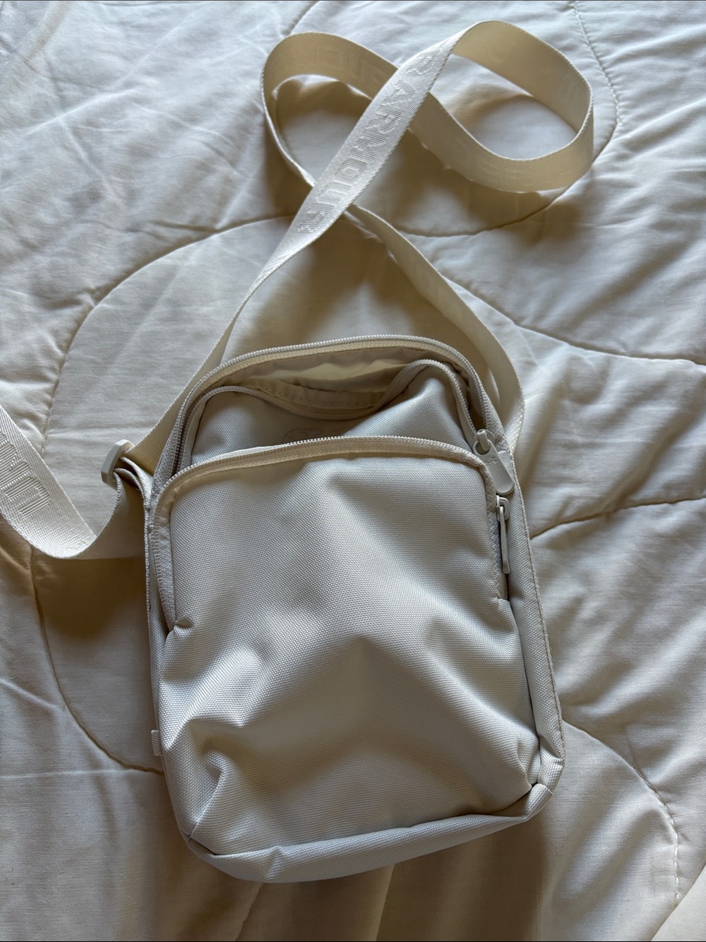 Under Armour Cream Crossbody Shoulder Bag